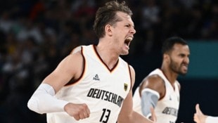 Jubel bei den deutschen Basketballern.