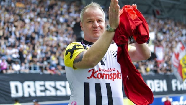 LASK CEO Siegmund Gruber should be happy about eight fixed games. (Bild: GEPA pictures/ Christian Moser)