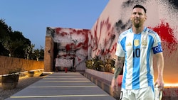 Lionel Messis Villa auf Ibiza wurde besprüht.