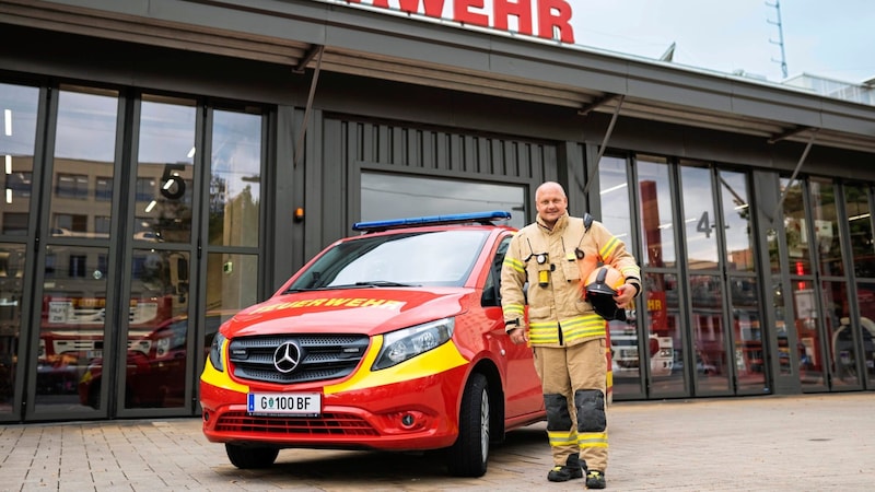 Gerald Wonner ist Brandrat bei der Grazer Berufsfeuerwehr. (Bild: Berufsfeuerwehr Graz)