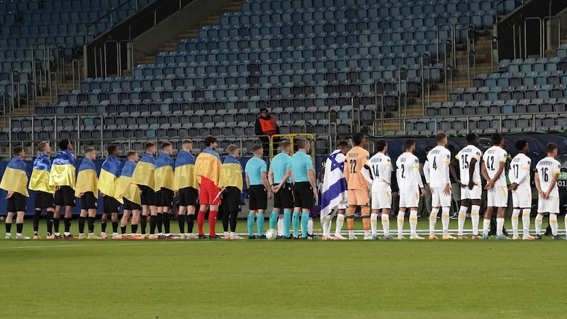 Im Stadion von Lublin bestreiten ukrainische Teams ihre Europacup-Heimspiele (u.a. das Heimspiel von Luhansk gegen Maccabi Tel Aviv im November 2023). (Bild: AFP)