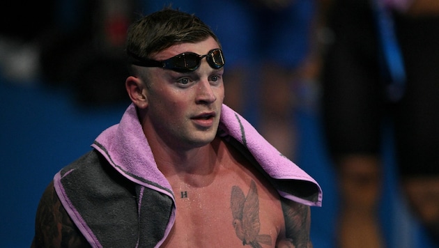 Swimmer Adam Peaty has complained about the food at the Summer Games. (Bild: AFP/APA/Oli SCARFF)