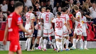 Doppelpack von Maurits Kjaergaard und Sieg für Red Bull Salzburg – ein gelungener Abend aus rot-weiß-roter-Sicht … (Bild: GEPA)