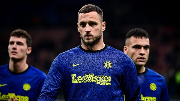 Marko Arnautovic konnte nicht mit seinen Inter-Kollegen nach Manchester fliegen. (Bild: AFP/APA/Piero CRUCIATTI)