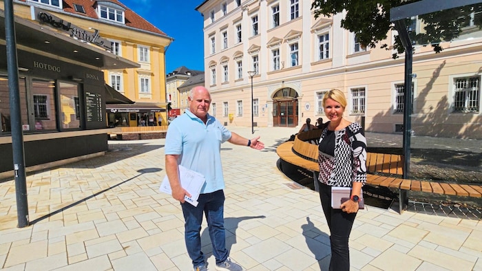 Unter Sandra Wassermann wurde der autofreie Heuplatz gestaltet.