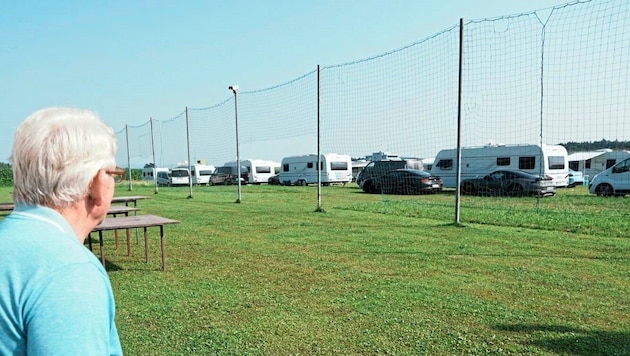 Even in Styria, the caravan convoy has repeatedly caused problems. (Bild: Privat/Krone KREATIV)