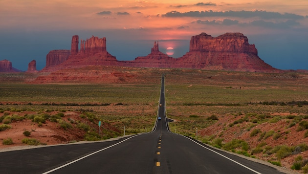 Monument Valley, destination of many travelers in the USA (Bild: stock.adobe.com/Edwin Verin Photography, stock.adobe.com)