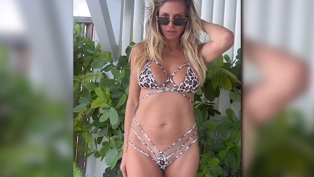 Hot, hotter, Heidi Klum: the model beauty showed herself in XXXXS bikini bottoms on Instagram. (Bild: instagram.com/heidiklum)