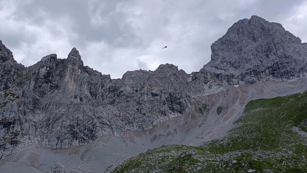 The tragic accident occurred in the area of the Lamsenspitze in the Karwendel. (Bild: ZOOM Tirol)