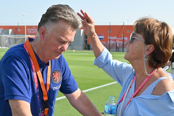Van Gaal (li.) mit seiner Ehefrau Truus