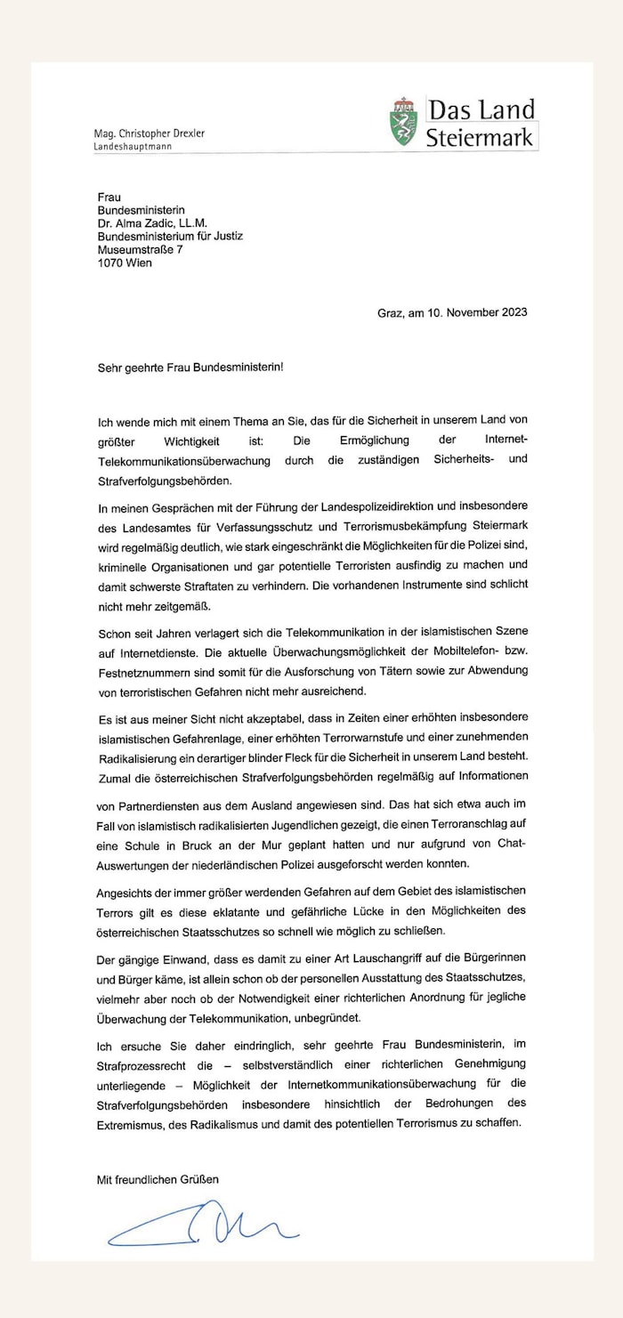 Der Brief, der unbeantwortet blieb