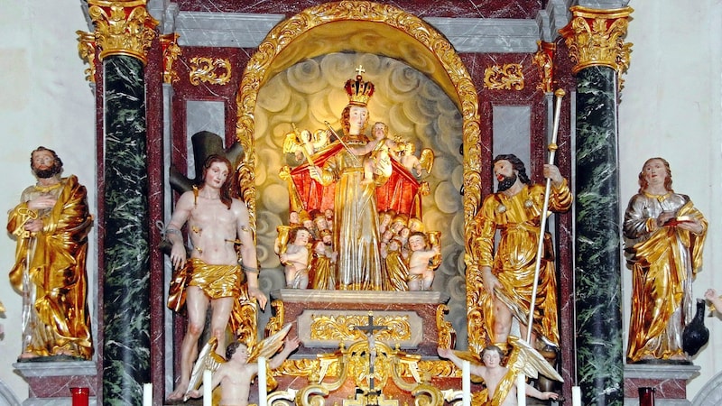 Protective mantle Madonna in the parish church in Maria Gail. (Bild: Johann Jaritz CC BY-Sa 4.0)