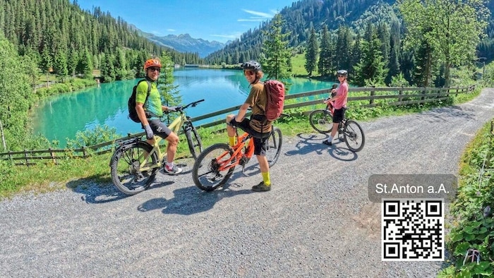 Beim Verwall-Stausee am Beginn der Fahrt durch das schöne Verwalltal.