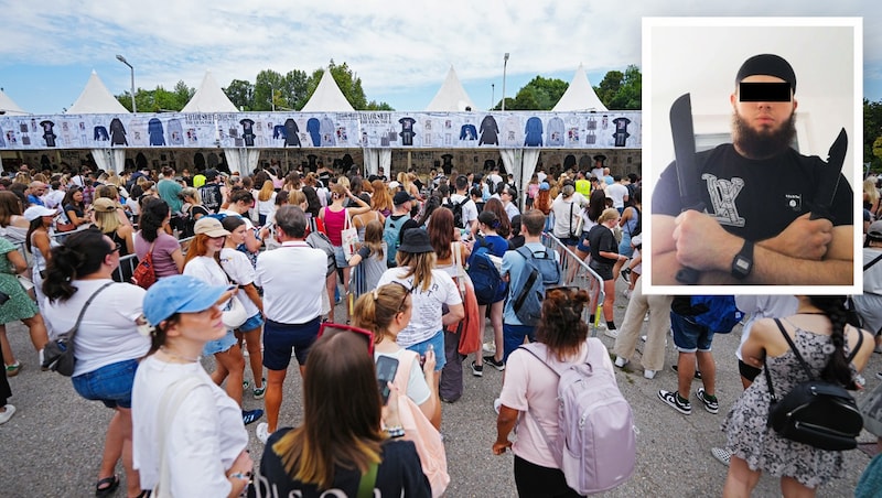 Beran wanted to meet as many Taylor Swift fans as possible, but his plans were thwarted and the concert series in Vienna was canceled in time. (Bild: Krone KREATIV/APA/Eva Manhart, zVg)