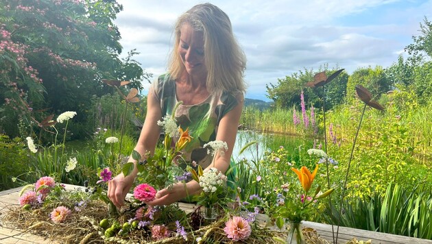 Patriza Haslinger gives tips for the garden party. (Bild: zVg)