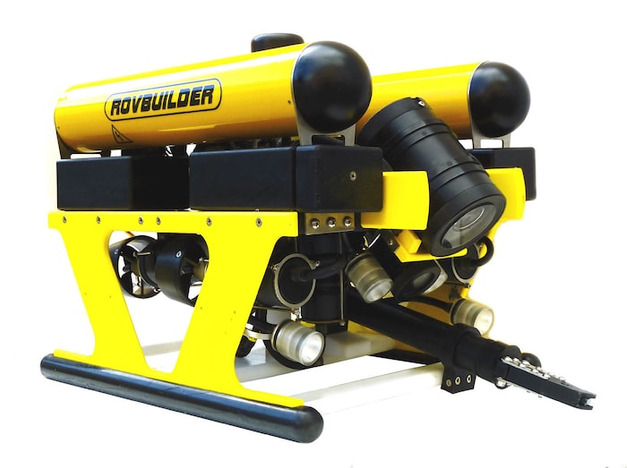 A diving robot of this type from Salzburg Water Rescue is currently being used to search for the ...