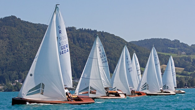 Noble wooden boats, some of which are more than 100 years old, take part in the Atterseewoche. (symbolic image) (Bild: Krone KREATIV/UYCAS)