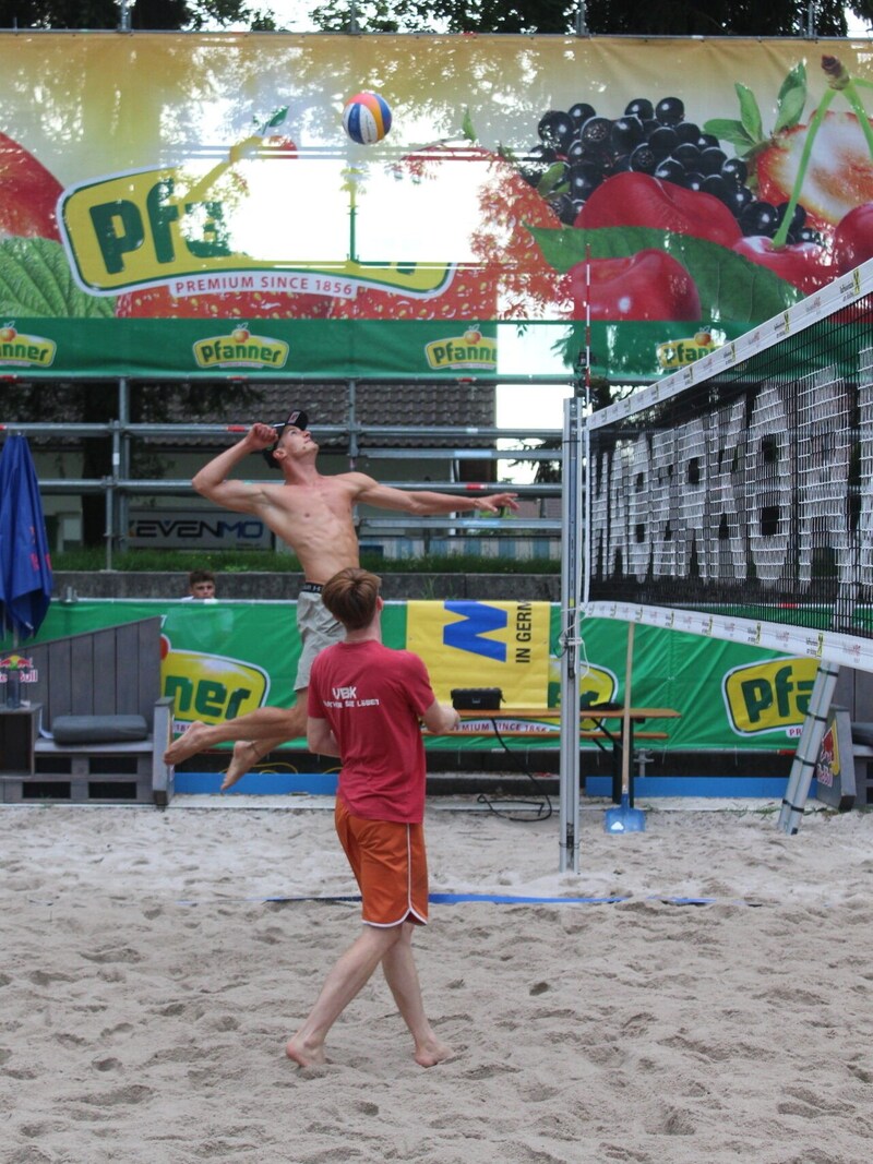 Philipp Waller (at bat) and Jakob Reiter already harmonized very well in training. (Bild: Peter Weihs/Kronenzeitung)