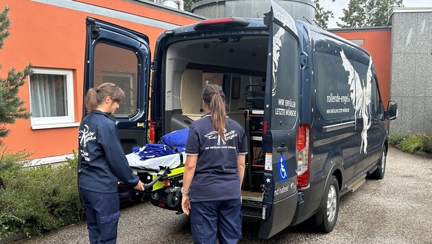 The "Rolling Angels" and the terminally ill Simone wanted to use this van to drive to the concert by US superstar Taylor Swift in Vienna. But unfortunately this did not happen. (Bild: zVg)