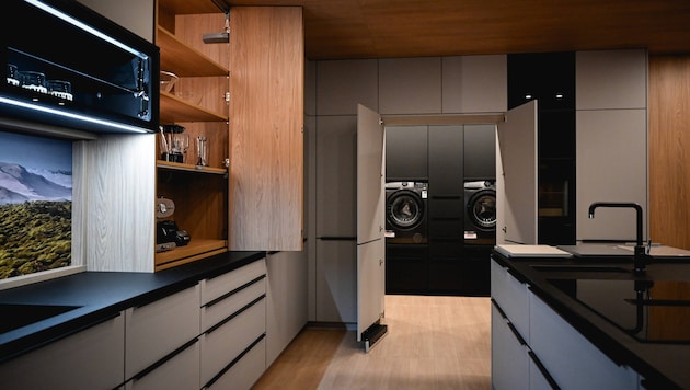 Storage space is becoming more important - including for kitchen appliances and coffee machines that need to be within easy reach. (Bild: Wenzel Markus)