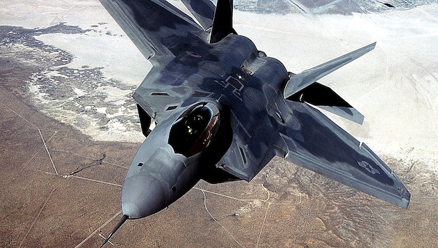 Archivbild von einer F-22 Raptor (Bild: APA/AFP)