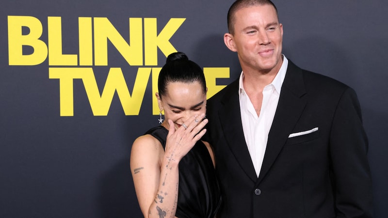 Vor wenigen Wochen posierten Zoë Kravitz und Channing Tatum noch gemeinsam für die Fotografen. (Bild: APA/Getty Images via AFP/GETTY IMAGES/Rodin Eckenroth)