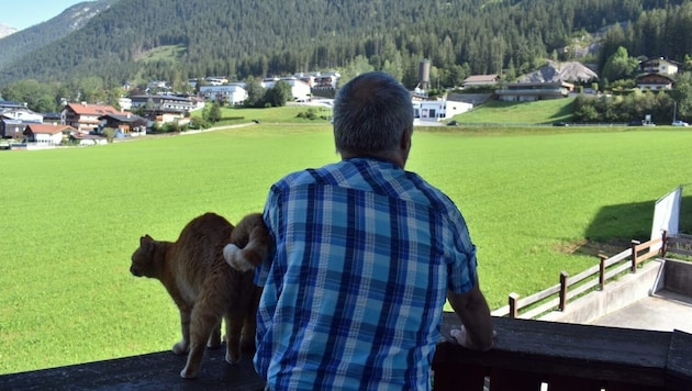 Der Tiroler möchte nicht von vorne fotografiert werden: „Ich kämpfe für alle und will nicht im Mittelpunkt stehen.“ (Bild: Manuel Schwaiger)