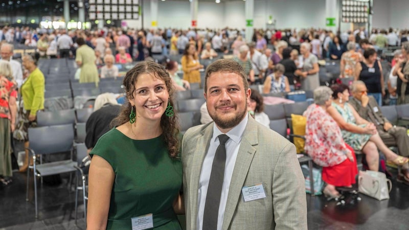 Für Nora und Niklas Parakenings ist der Kongress das „Highlight des Jahres“. (Bild: Juergen Fuchs)