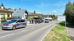 Die Polizei nahm einen Täter in Mannersdorf fest.  (Bild: Christian Schulter)