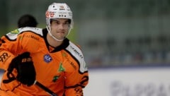 Lukas Haudum, der Top-Spieler der Graz99ers, feiert am Sonntag gegen Asiago sein lang ersehntes Comeback am Eis. (Bild: GEPA)