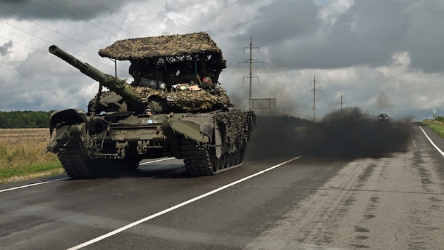 Die ukrainischen Kräfte hatten im vergangenen August mehr als 1000 Quadratkilometer im Gebiet Kursk erobern können. (Bild: APA/AFP/Kommersant Photo/ANATOLIY ZHDANOV)