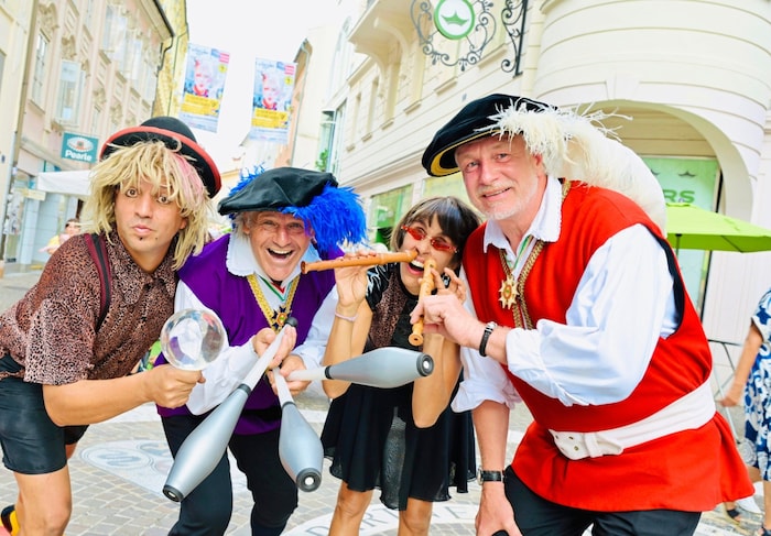 Burggraf Willi Noll und Sommeramtmann Stefan Lindner: „Wenn die Besucher die gleiche Freude ...