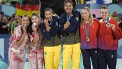 Beach gold for Brazil (Bild: AP)