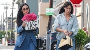 Auch Demi Moore und Scout Willis lieben den Denim-Trend (Bild: Photo Press Service)