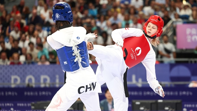 Marlene Jahl (re.) verlor ihren ersten Kampf und schied aus. (Bild: GEPA pictures)