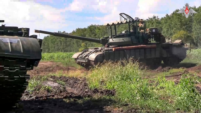 Panzer in der Oblast Kursk