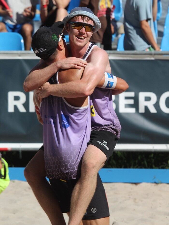 The Reiter/Waller duo were over the moon after their success.