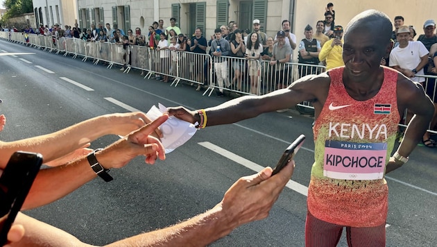 Eliud Kipchoge (Bild: Alfons Kaiser/F.A.Z.)