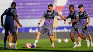 Seit knapp zwei Wochen steht Dragovic (mitte) im Austria-Training. (Bild: GEPA/GEPA pictures)