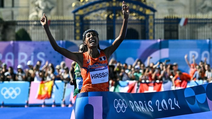 Sifan Hassan took the Olympic victory.