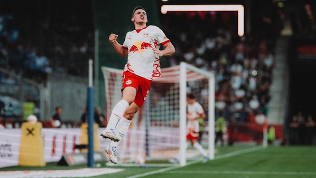 Oscar Gloukh is one of the hottest stocks among the Bulls. (Bild: Red Bull Salzburg/Andreas Schaad)