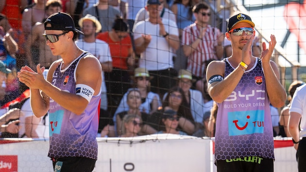 Mathias Seiser (re.) musste in Wolfurt W.O. geben. (Bild: GEPA pictures)