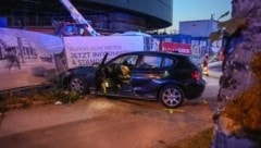 Der 1er-BMW des 35-jährigen Salzburgers war ein Totalschaden (Bild: Daniel Scharinger/Christl)