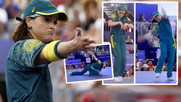 Australiens Rachael Gunn besser bekannt unter ihrem Künstlernamen Raygun. (Bild: AFP or licensors)