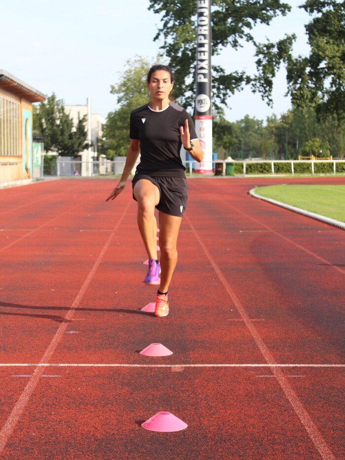 Spezielle Laufeinheiten sind Teil des Trainings.