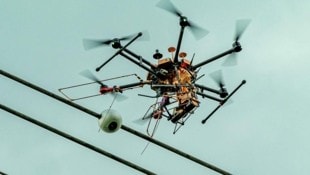 Das Drohnenprojekt fand bei bei Sahrasdorf im Bezirk Bruck an der Leitha statt.