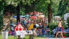 Das Lepi-Freibad in der Stadt Salzburg wurde gestern gestürmt (Bild: Tschepp Markus)