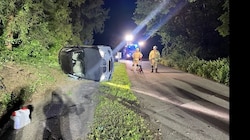 22 Einsatzkräfte der Feuerwehr Henndorf standen im Einsatz. (Bild: Freiwillige Feuerwehr Henndorf)