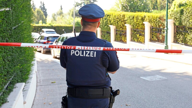 A rescue operation was carried out at Lugner's villa in Döbling on Monday morning. (Bild: Groh Klemens/Klemens Groh)