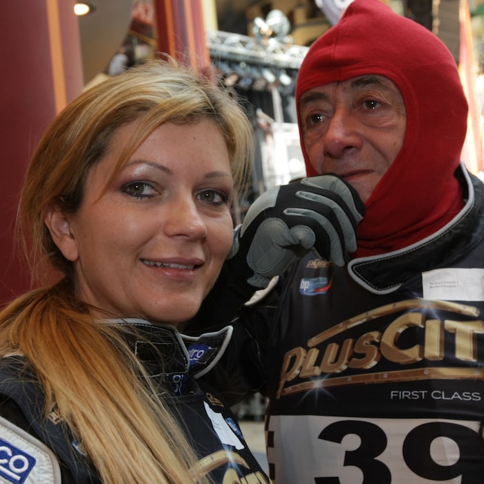 2008: The then new Mausi at Richard Lugner's side: he came with Bettina Kofler.